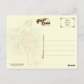Vintage Beauties Postkarte (Rückseite)