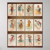 Vintage Beauties Set 2 Poster (Vorne)