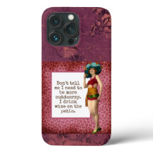 Vintage Beauty Drink Wein Funny