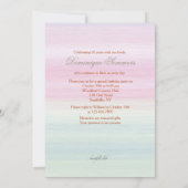 Vintage Beauty Einladung (Rückseite)