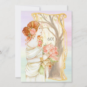 Vintage Beauty-Einladung Einladung