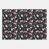 Vintage Beauty Kosmetik Bridesmaid Mama Makeup Geschenkpapier Set (Vorderseite 2)