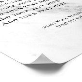 Vintage Beauty Salon Price List Poster (Ecke)