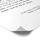 Vintage Beauty Salon Price List Poster (Ecke)