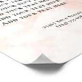 Vintage Beauty Salon Price List Poster (Ecke)