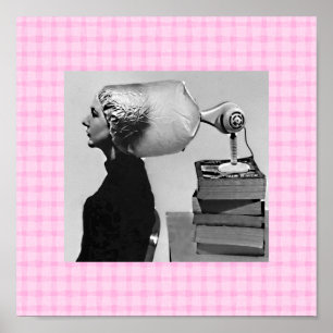 Vintage Beauty Shop Poster