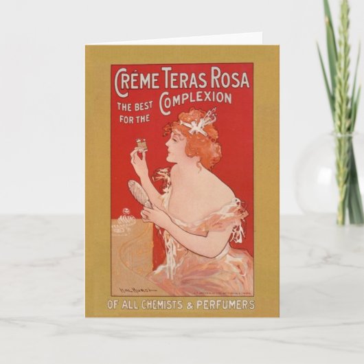 Vintage Beauty-Werbung Ankündigung (Vorderseite)