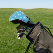 Vintage Bee Botanical Blau (2) Golf Headcover (In SItu)