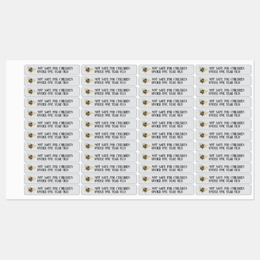 Vintage Beekeeping & Honeybee Farm Business Etiketten (Blatt)