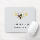 Vintage Beekeeping & Honeybee Farm Business Mousepad (Mit Mouse)