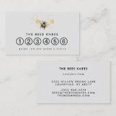 Vintage Beekeeping & Honeybee Farm Business Treuekarte (Vorne/Hinten)