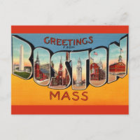 Vintage Begrüßung in Boston