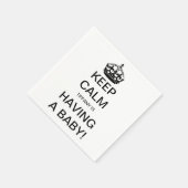 Vintage Behalten Kälbergenderwaage Neutral Baby Du Serviette (Ecke)