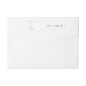 Vintage Beige Bibliothek Buchdecke Hochzeit (Rückseite)