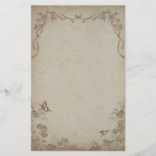 Vintage Beige Briefpapier