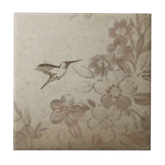Vintage Beige Fliese (Vorderseite)