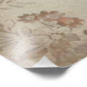 Vintage Beige Fotodruck (Ecke)