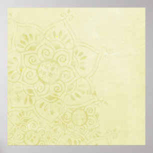 Vintage beige Hintergrund-TraumLeinwand Poster