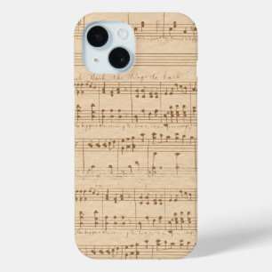 Vintage beige Musiknoten Case-Mate iPhone Hülle