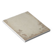 Vintage Beige Notizblock (angewinkelt)