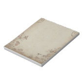 Vintage Beige Notizblock (Rotiert)