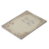 Vintage Beige Notizblock (Linke Seite)