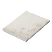 Vintage Beige Notizblock (Rotiert)
