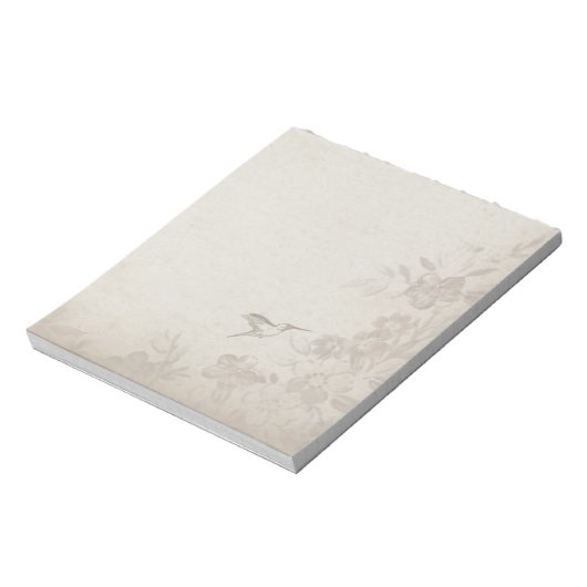 Vintage Beige Notizblock (Rotiert)