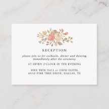 Vintage beige Rose Hochzeitskarten