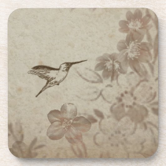 Vintage Beige Untersetzer (Vorderseite)