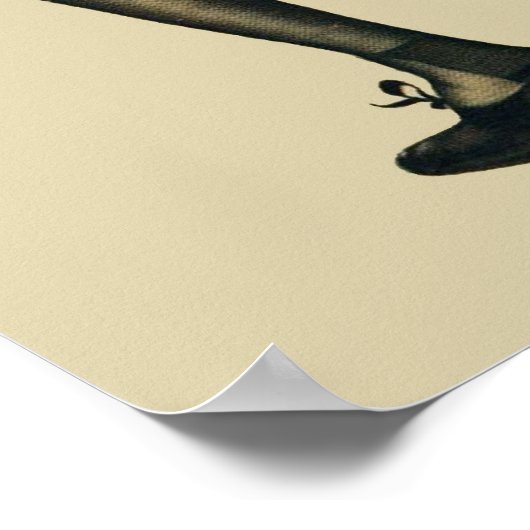 Vintage Beine Poster (Ecke)