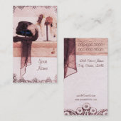 Vintage Bekleidungsgeschäft-Geschäftskarte Visitenkarte (Vorne/Hinten)