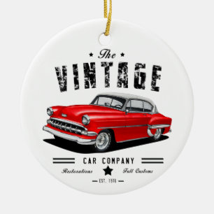 Vintage Bel Air Unternehmen Keramik Ornament