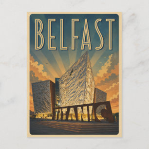 Vintage Belfast Nordirland Titanic-Geschenke Postkarte