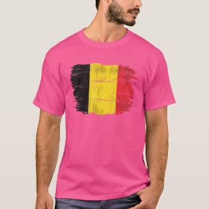 Vintage belgische Flagge T-Shirt