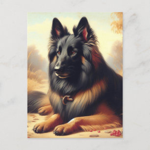 Vintage belgische Tervuren-Malerei Postkarte
