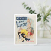 Vintage Belle Epoque französischer Musiksaal und C Postkarte (Stehend Vorderseite)