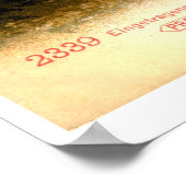 Vintage Belle époque Szene, Schweizer Alpen Poster (Ecke)