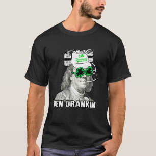 Vintage Ben Drankin Bier St. Patrick's Day Beklei T-Shirt