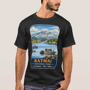 Vintage Bend Oregon Retro abgenutzt Berge Gif T-Shirt