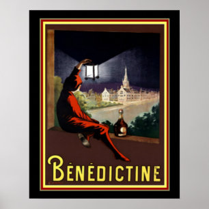 Vintage-Benedictine-Cognac-Werbung von Cappiello 1 Poster