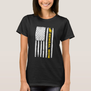 Vintage Bengal Katze Mama Süße Katzenmutter Amerik T-Shirt