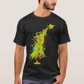 Vintage Bent Christmas Tree T-Shirt (Vorderseite)