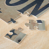 Vintage-Benzin-Schild Puzzle (Seite)