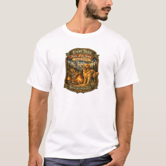 Vintage-Berg-Abenteuer-Hundefreund-Design T-Shirt