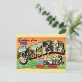 Vintage Berge Catskill Gruß Postkarte (Stehend Vorderseite)