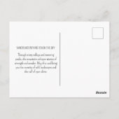 Vintage Berge Pinienwälder Naturerlebnis Postkarte (Rückseite)