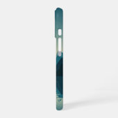 Vintage Bergsee iPhone 16 Hülle (Linke Seite)