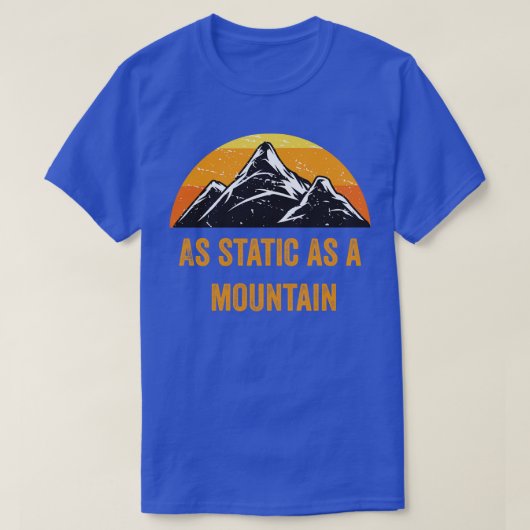 Vintage Bergstatik T-Shirt (Design vorne)