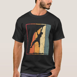 Vintage-Bergsteiger-Kletterer-Bouldering T-Shirt